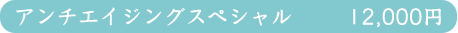アンチエイジングスペシャル 12,000円
